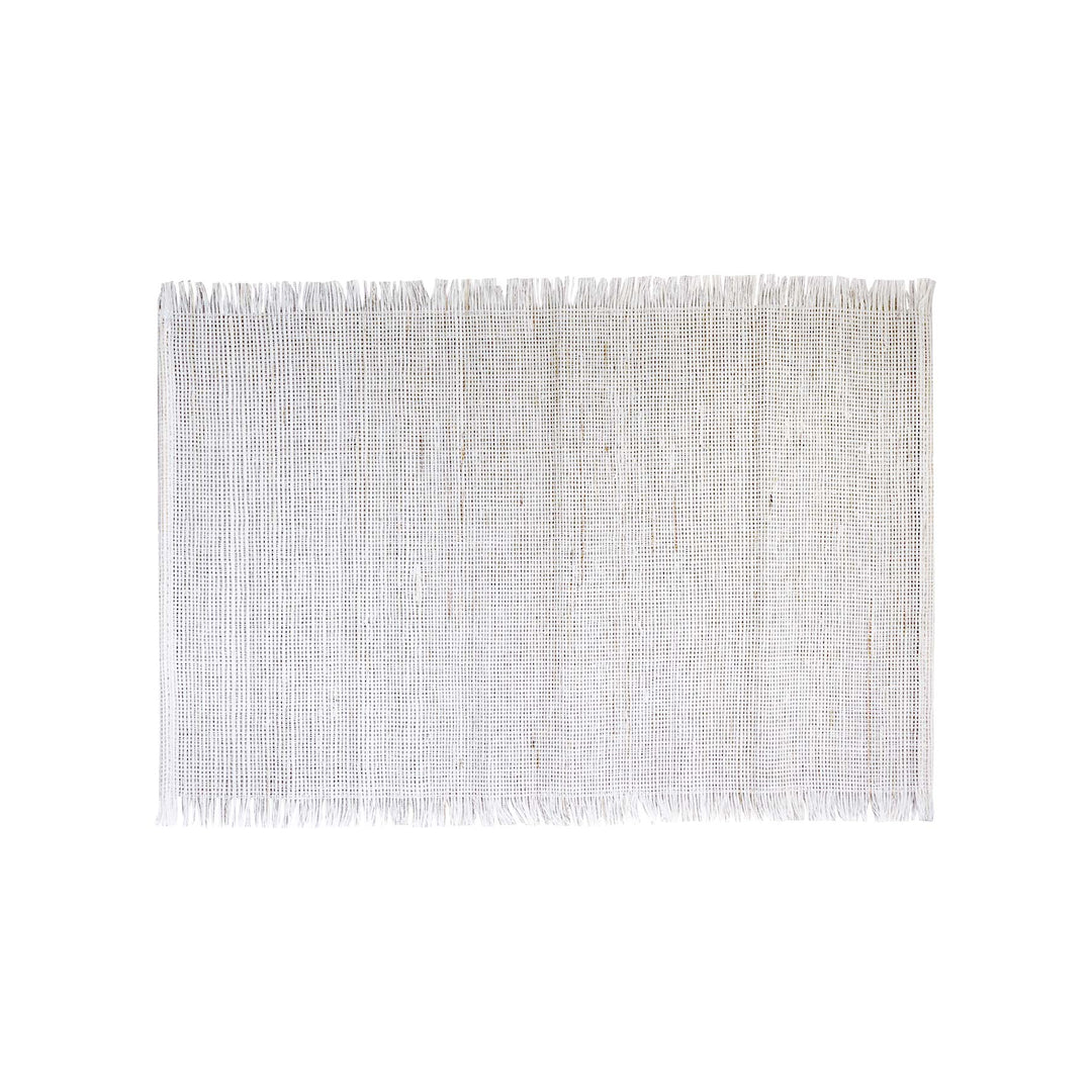 Linen Placemat - Off-White - Madras Link