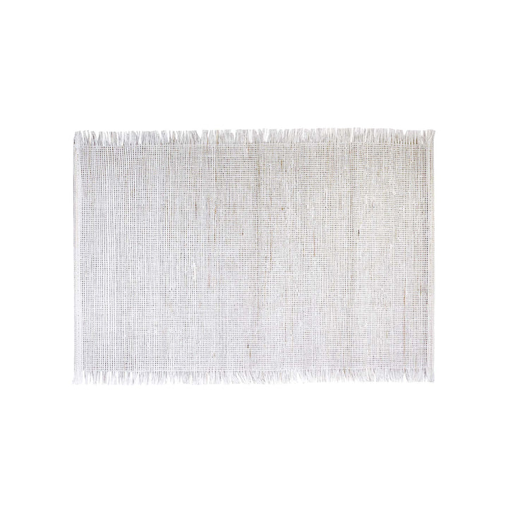 Linen Placemat - Off-White - Madras Link