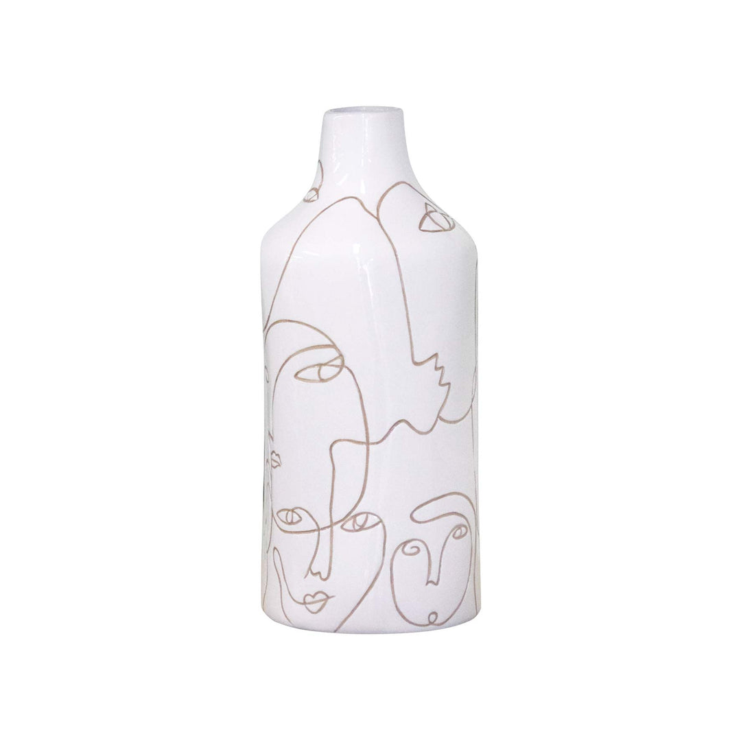 Faces Vase - Neutral - Madras Link