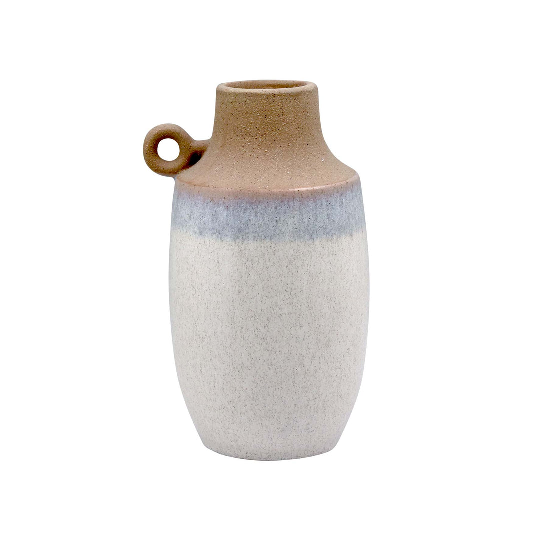 Lisbon Clay / White Vase - Large - Madras Link