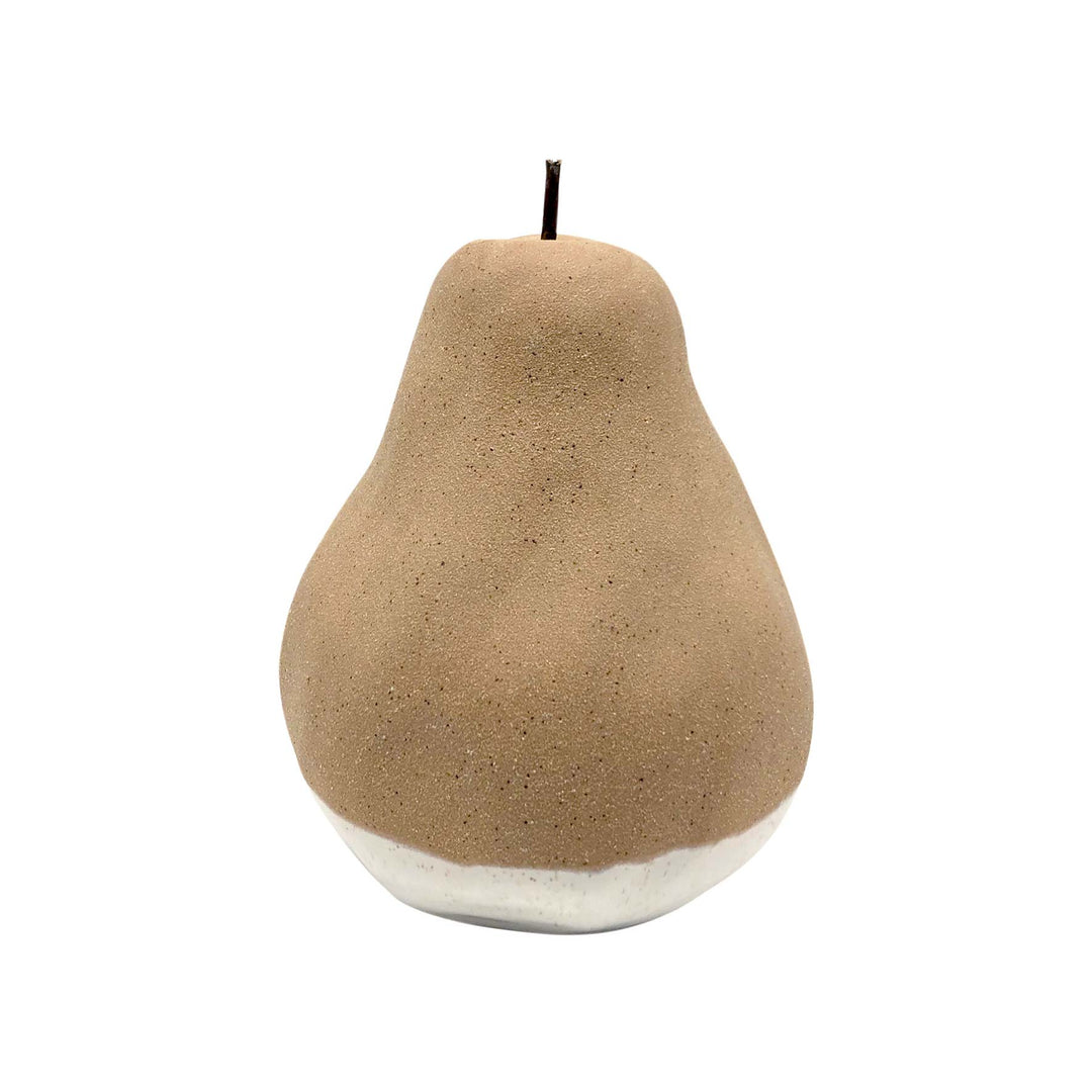 Airlie Pear Clay / White Ornament - Madras Link