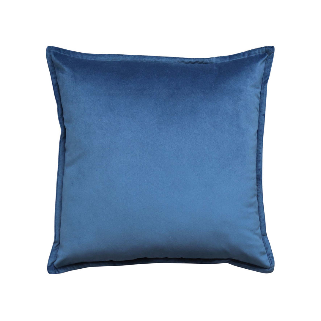 Mira Velvet Cushion - Dark Blue - Madras Link