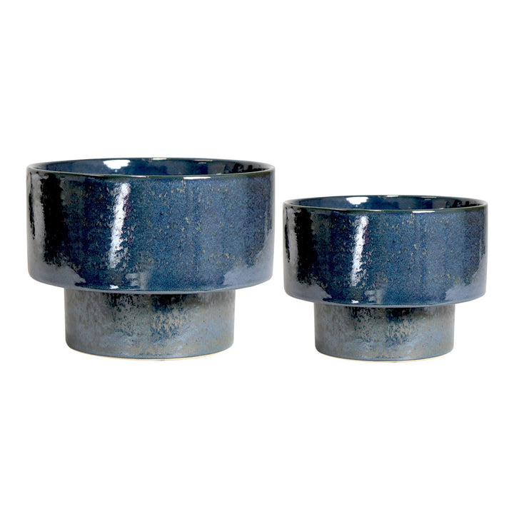 Clifton Ink Planters - Set Of 2 - Madras Link