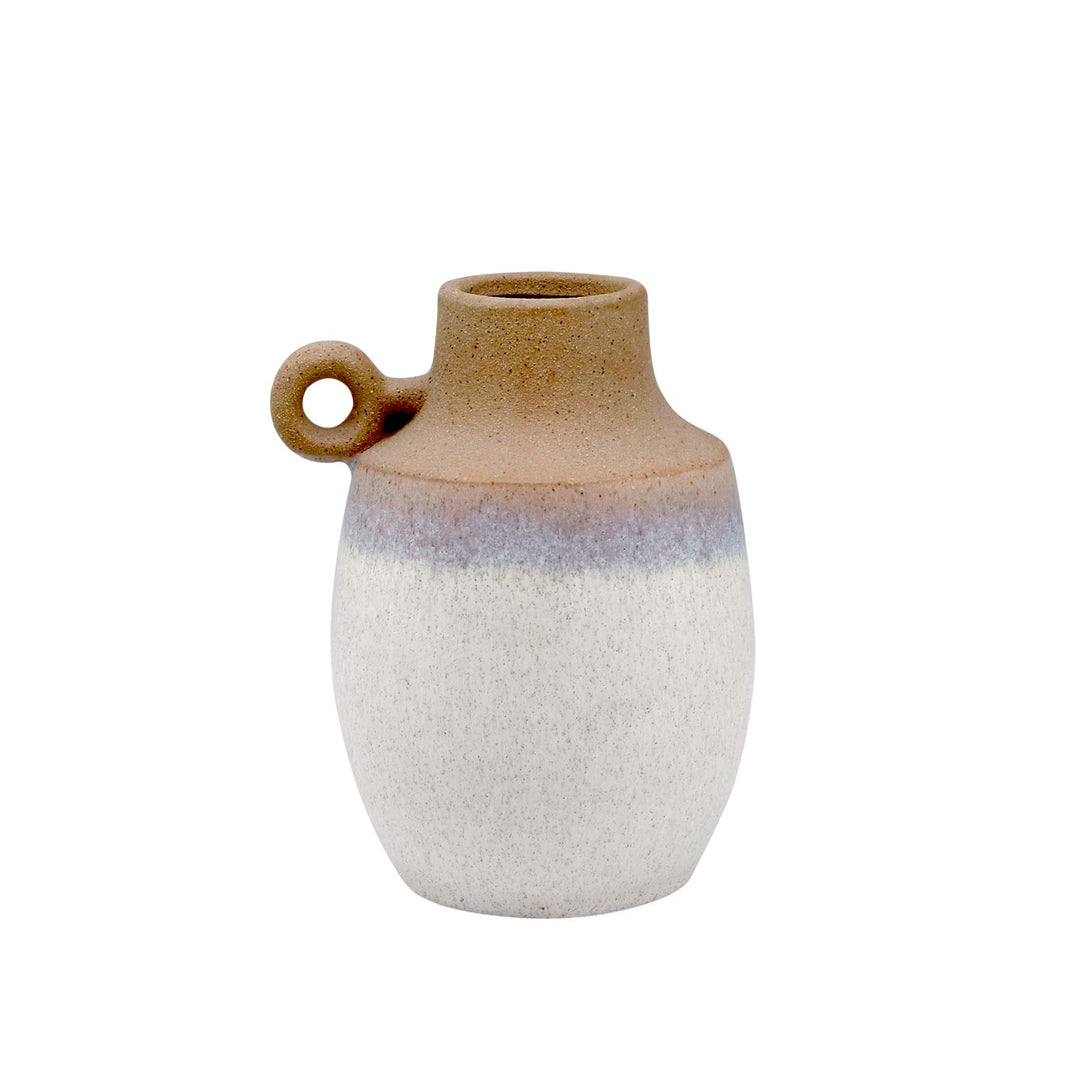 Lisbon Clay / White Vase - Small - Madras Link