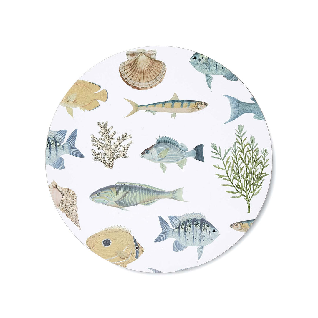 Sea Life Round Placemat - Set of 4 - Madras Link