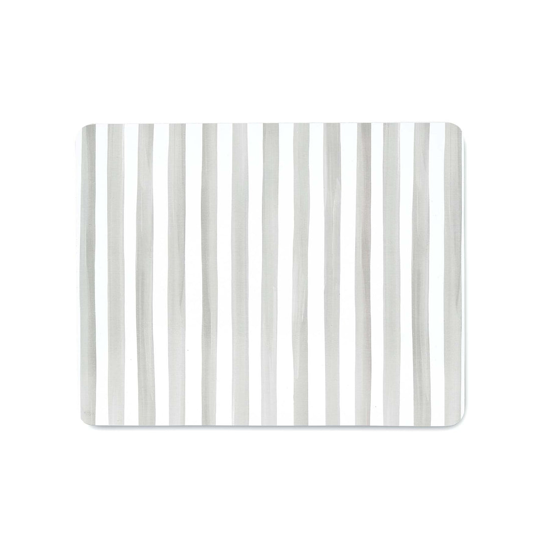 Taylor Stripe Rectangle Placemat Neutral - Set of 4 - Madras Link