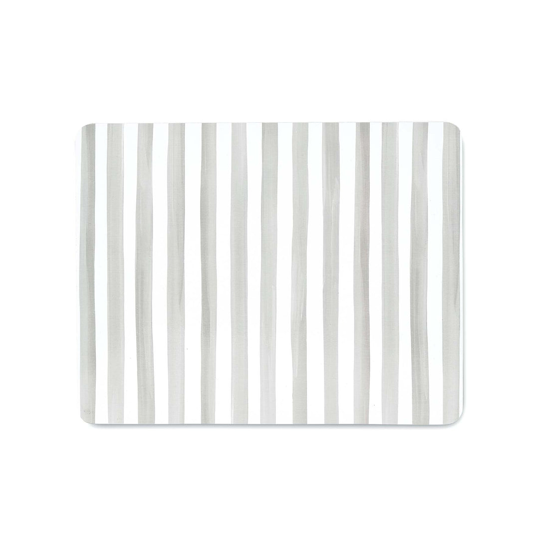 Taylor Stripe Rectangle Placemat Neutral - Set of 4 - Madras Link