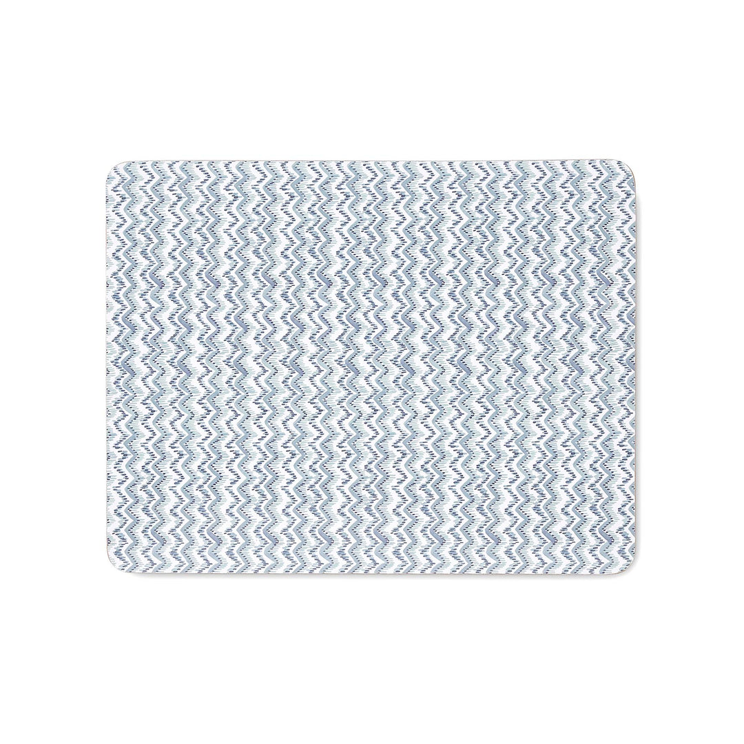Carlo Chevron Rectangle Placemat - Set of 4 - Madras Link