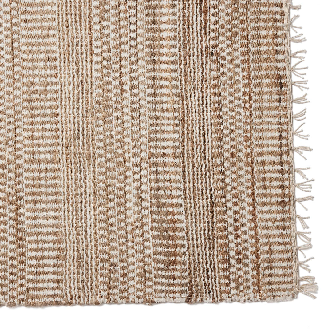 Leon Natural / White Rug - Madras Link