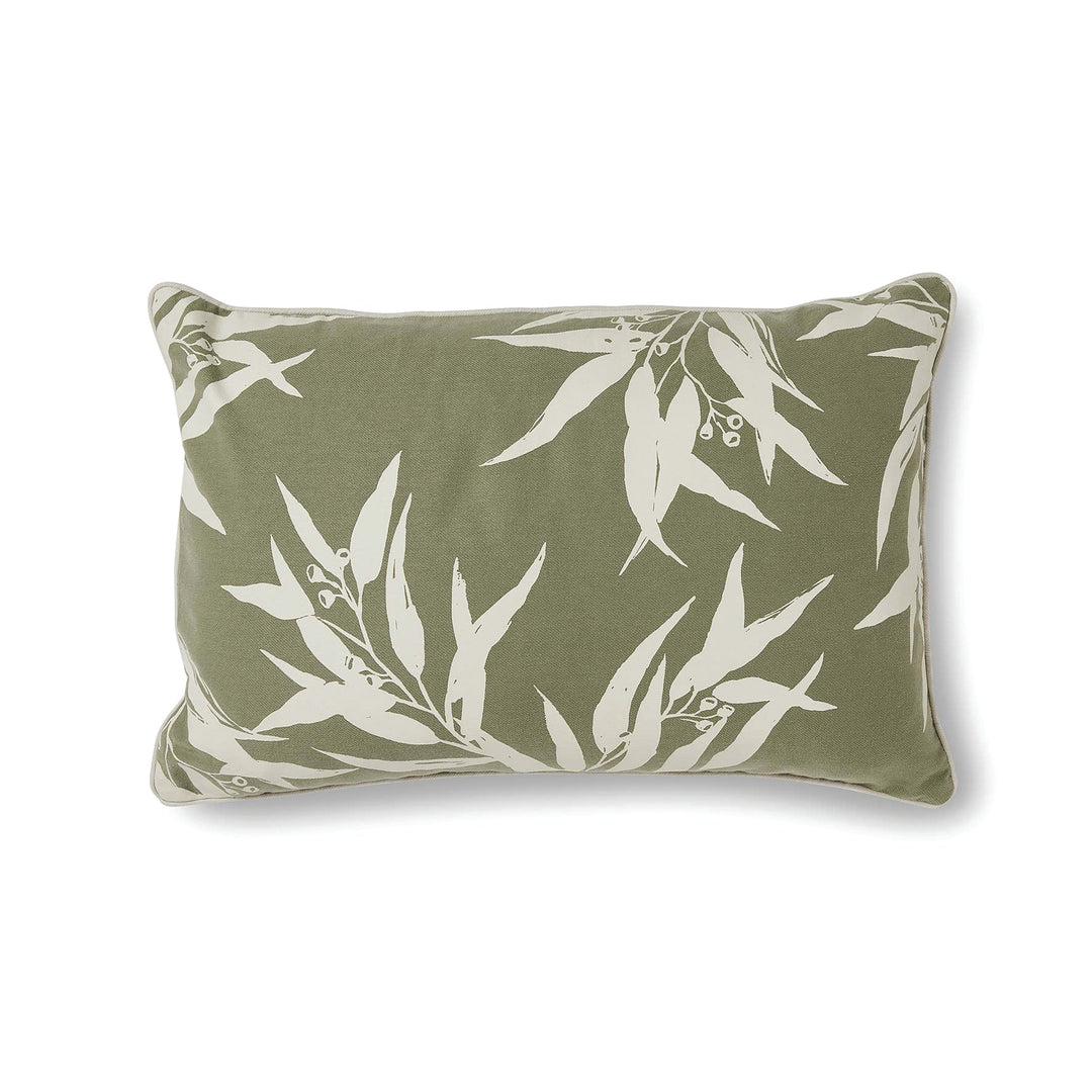 Hepburn Green Lumbar Cushion