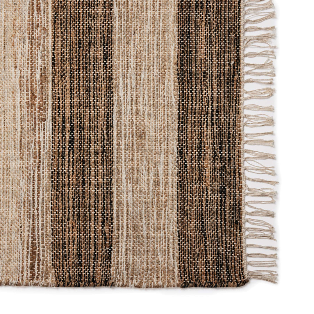 Juliette Black & Natural Rug - Madras Link