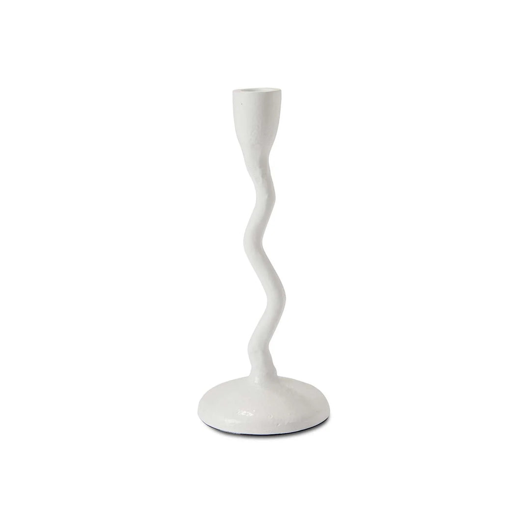 Wave Candlestick White - Small - Madras Link