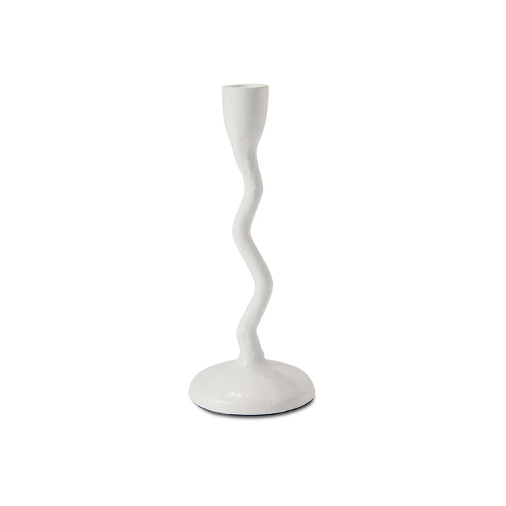 Wave Candlestick White - Small - Madras Link