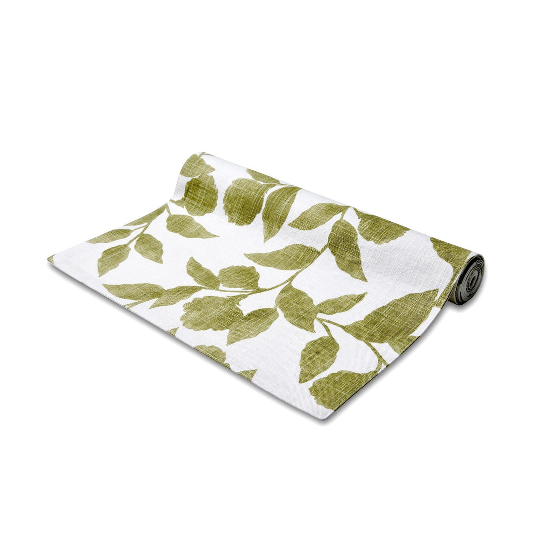 Riviera Green Table Runner - Madras Link