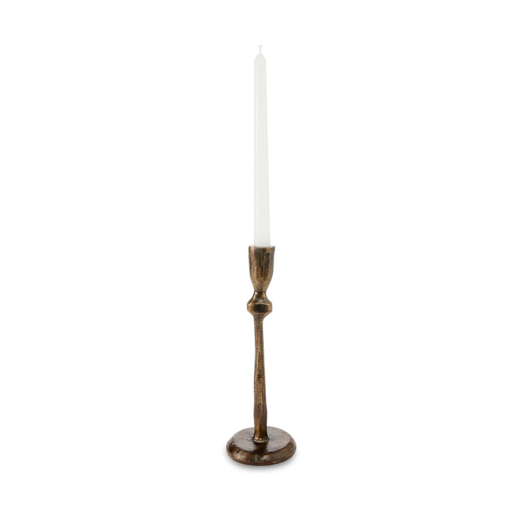 August Brass Candle Holder - Madras Link