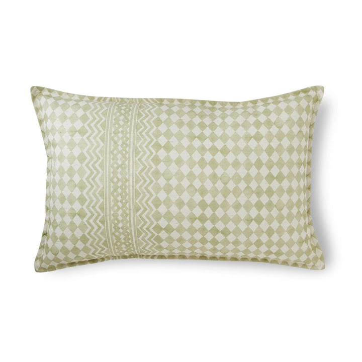Norah Cushion - Green - Madras Link