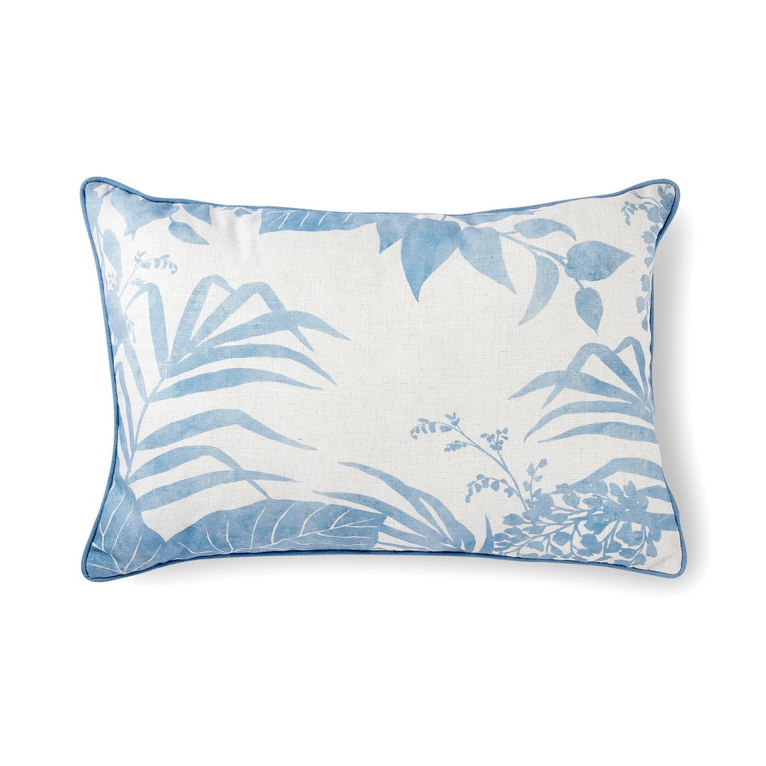 Isle Blue Lumbar Cushion - Madras Link