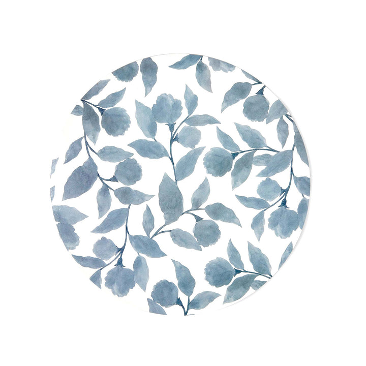 Riviera Blue Round Placemat - Set of 4 - Madras Link