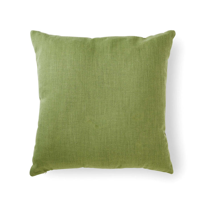 Luca Green Embroidered Cushion - Madras Link