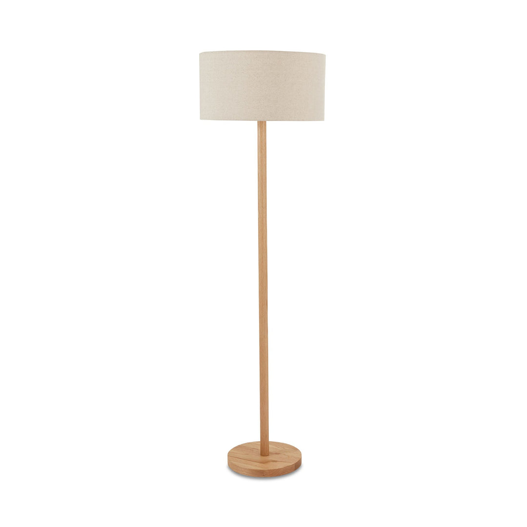 Davey Natural Wood Floor Lamp Base - Madras Link