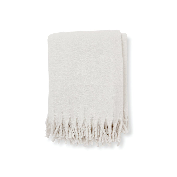 June Off White Throw - Madras Link