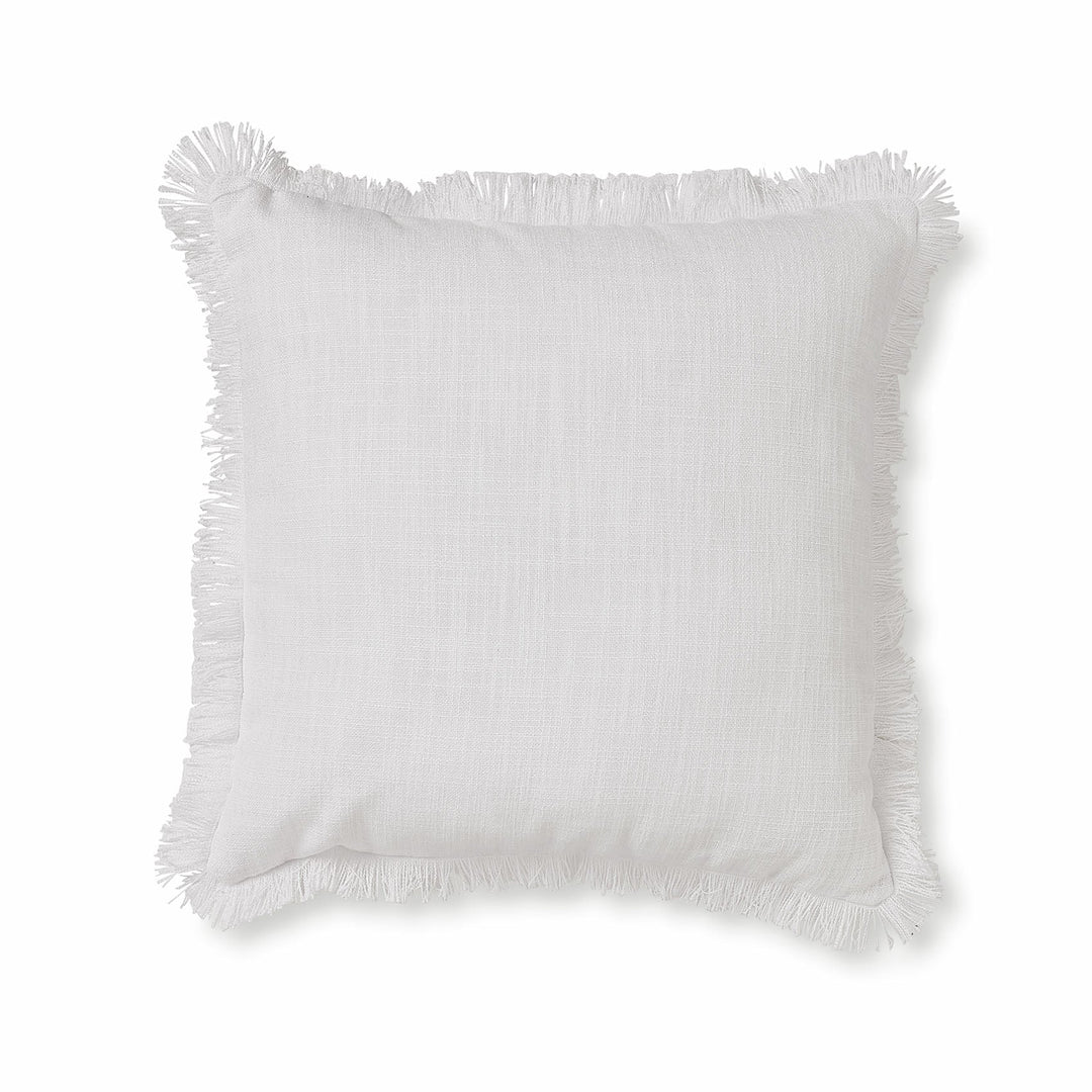 Eli Fringe Off-white Cushion - Madras Link