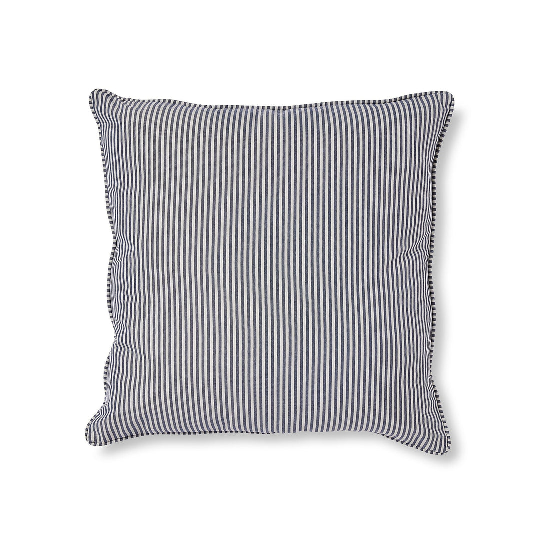 Morris Blue Stripe Cushion - Madras Link