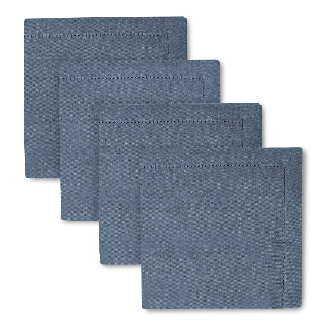Jetty Napkins, Set of 4 - Dark Denim - Madras Link