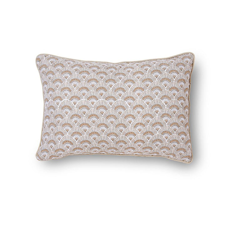 Annika Toffee Lumbar Cushion - Madras Link