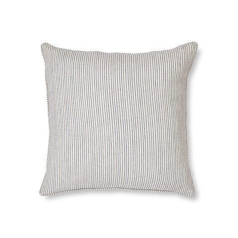 Long Island Navy Pinstripe Cushion - Madras Link