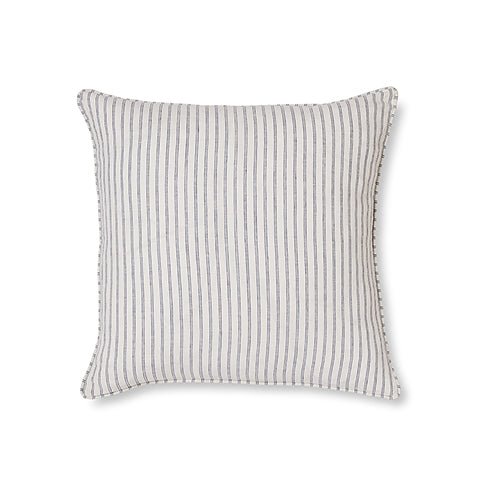 Connecticut Navy Double Stripe Cushion - Madras Link