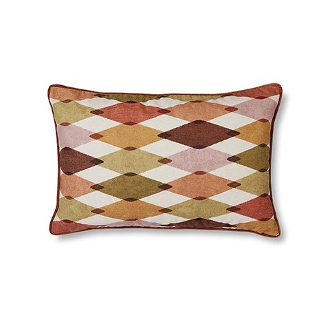 Viola Multi Velvet Multi Cushion - Madras Link