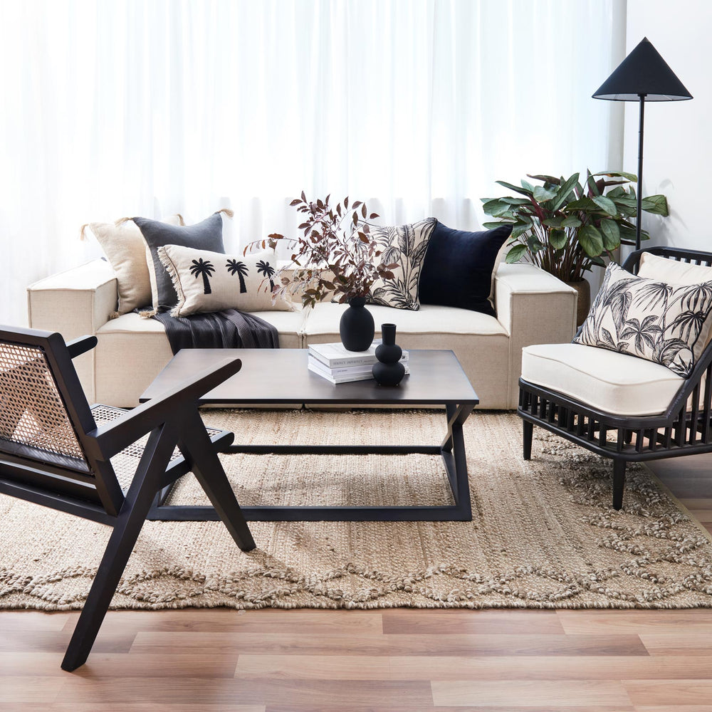 Tahiti Linen Lumbar Cushion - Madras Link