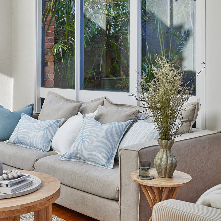 Pacific Lumbar Cushion -  Light Blue - Madras Link