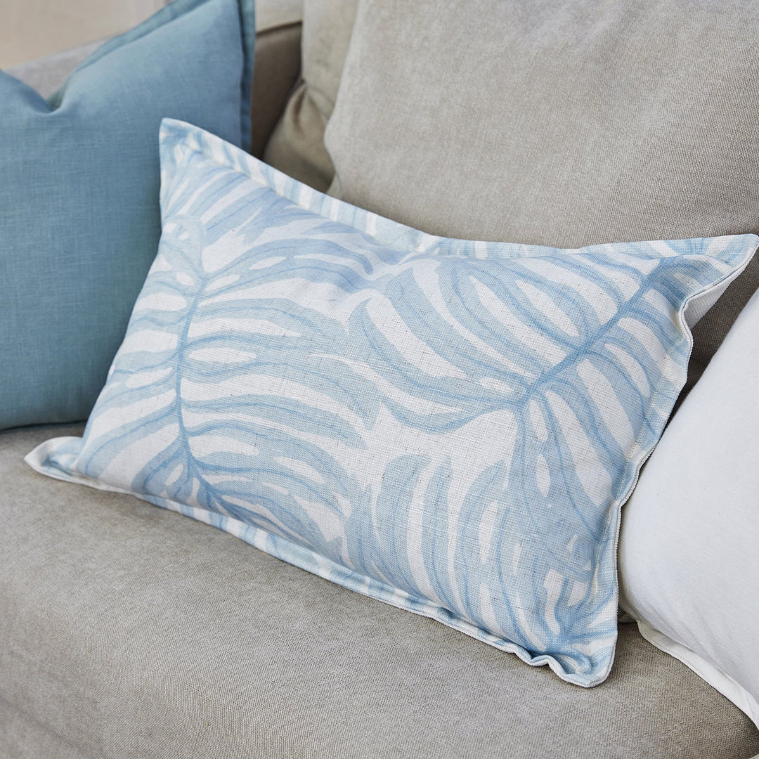 Pacific Lumbar Cushion -  Light Blue - Madras Link