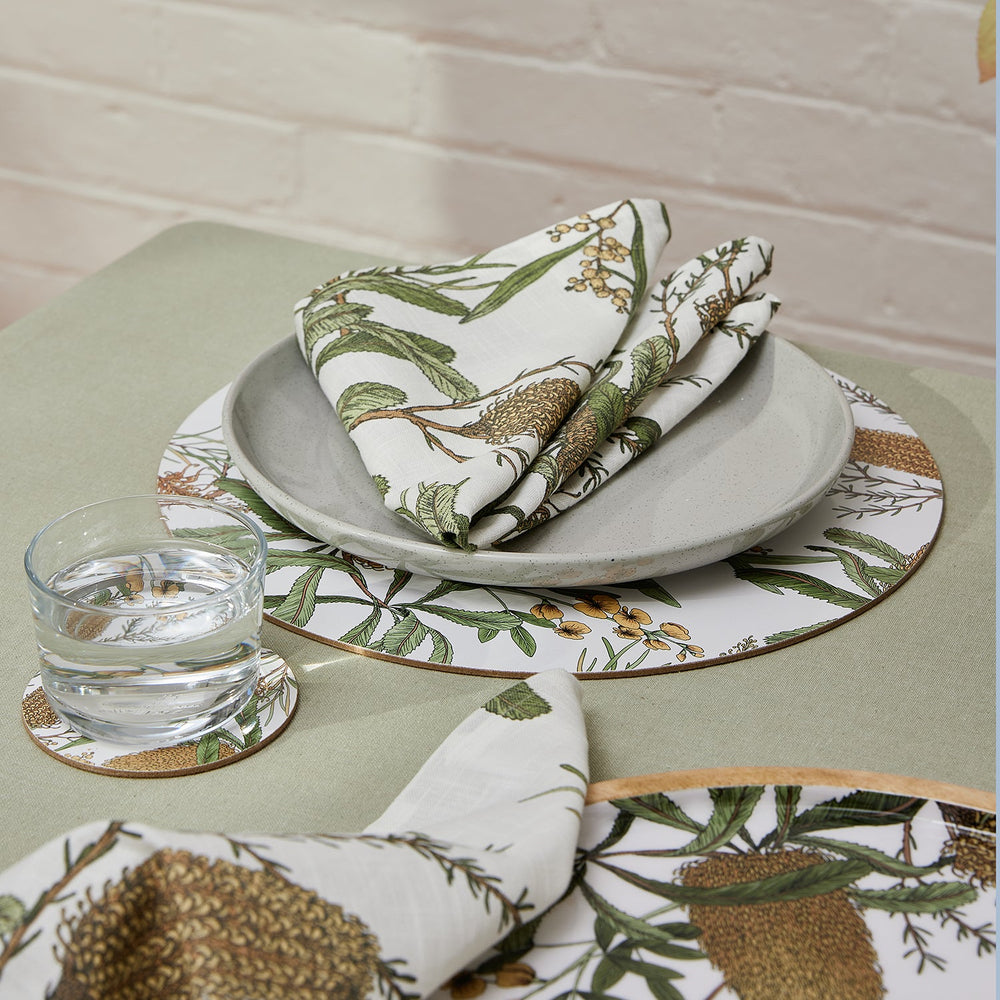 Millawa Round Placemat - Set of 4 - Madras Link