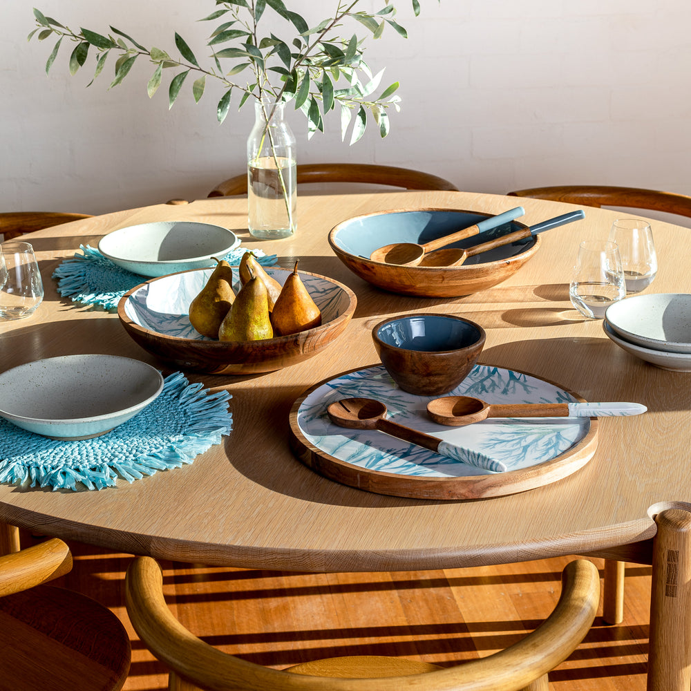 Paloma Light Blue Salad Bowl - Madras Link