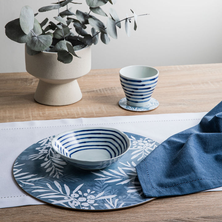 Jetty Table Runner - White - Madras Link