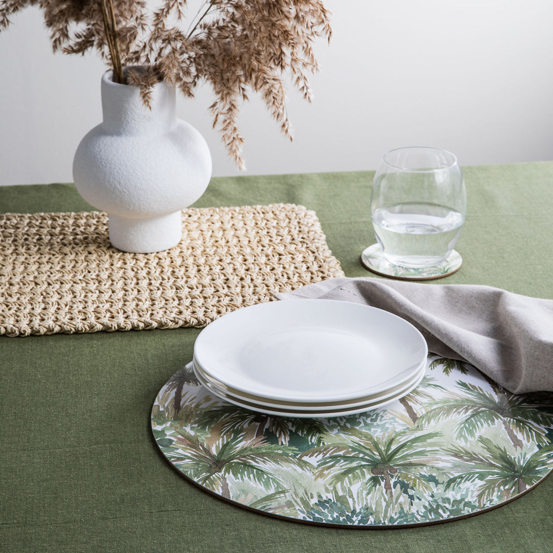 Marley Round Placemat - Madras Link