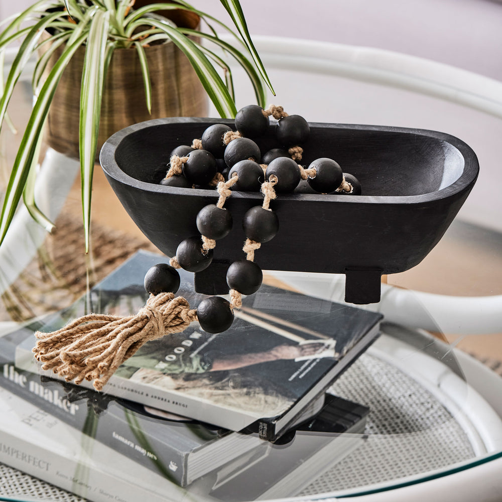 Maya Black Footed Bowl - Madras Link
