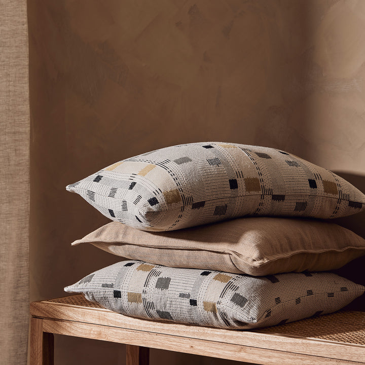 Maya Neutral Jacquard Cushion
