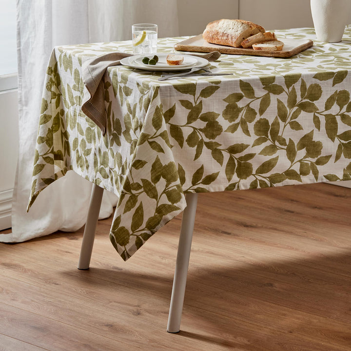 Riviera Green Tablecloth - Madras Link