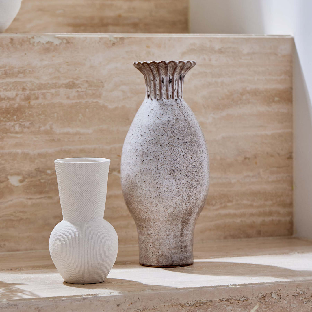 Frill Tall Vase - Madras Link