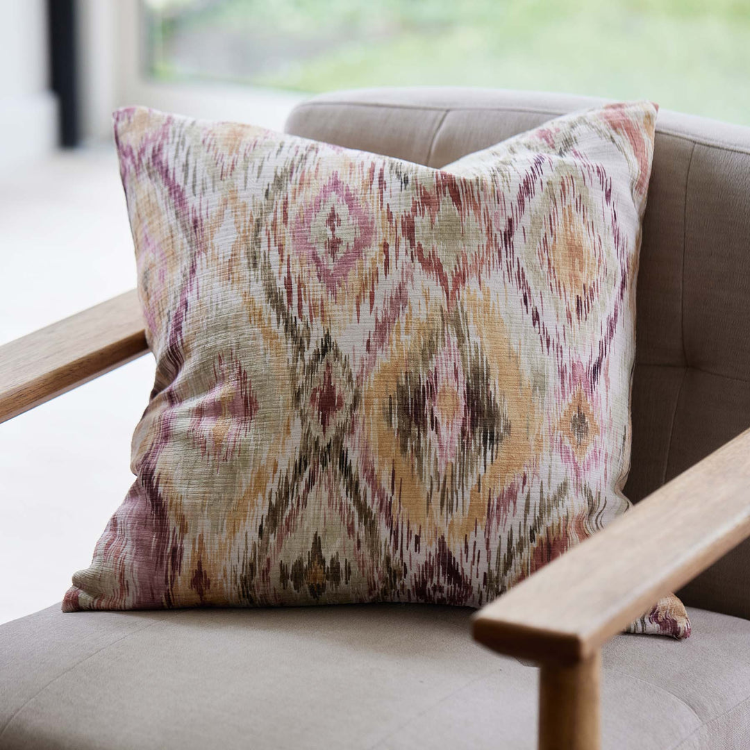 Ikat Lumbar Cushion - Madras Link