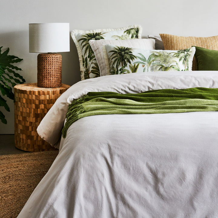 Weave Cushion - Natural - Madras Link