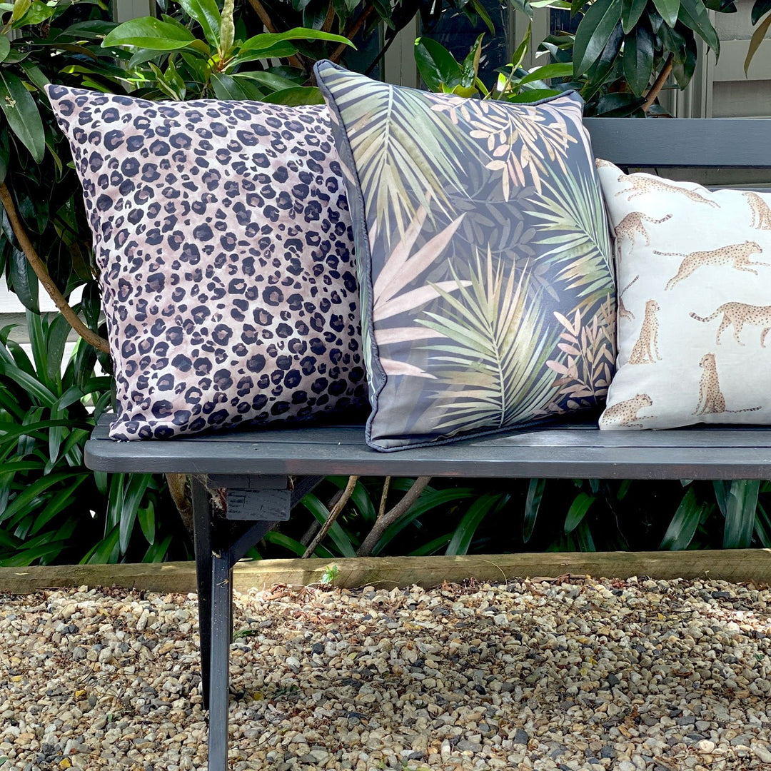 Leopard Print Outdoor Cushion - Madras Link