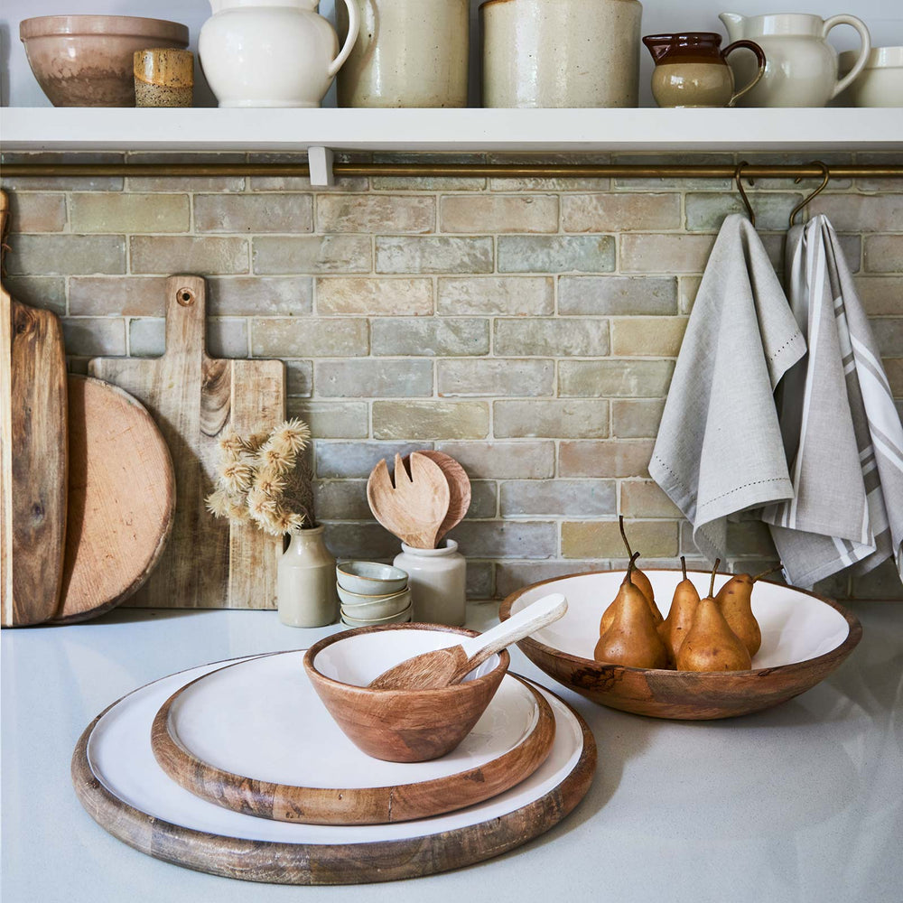 Palermo Round Platter - Large - Madras Link