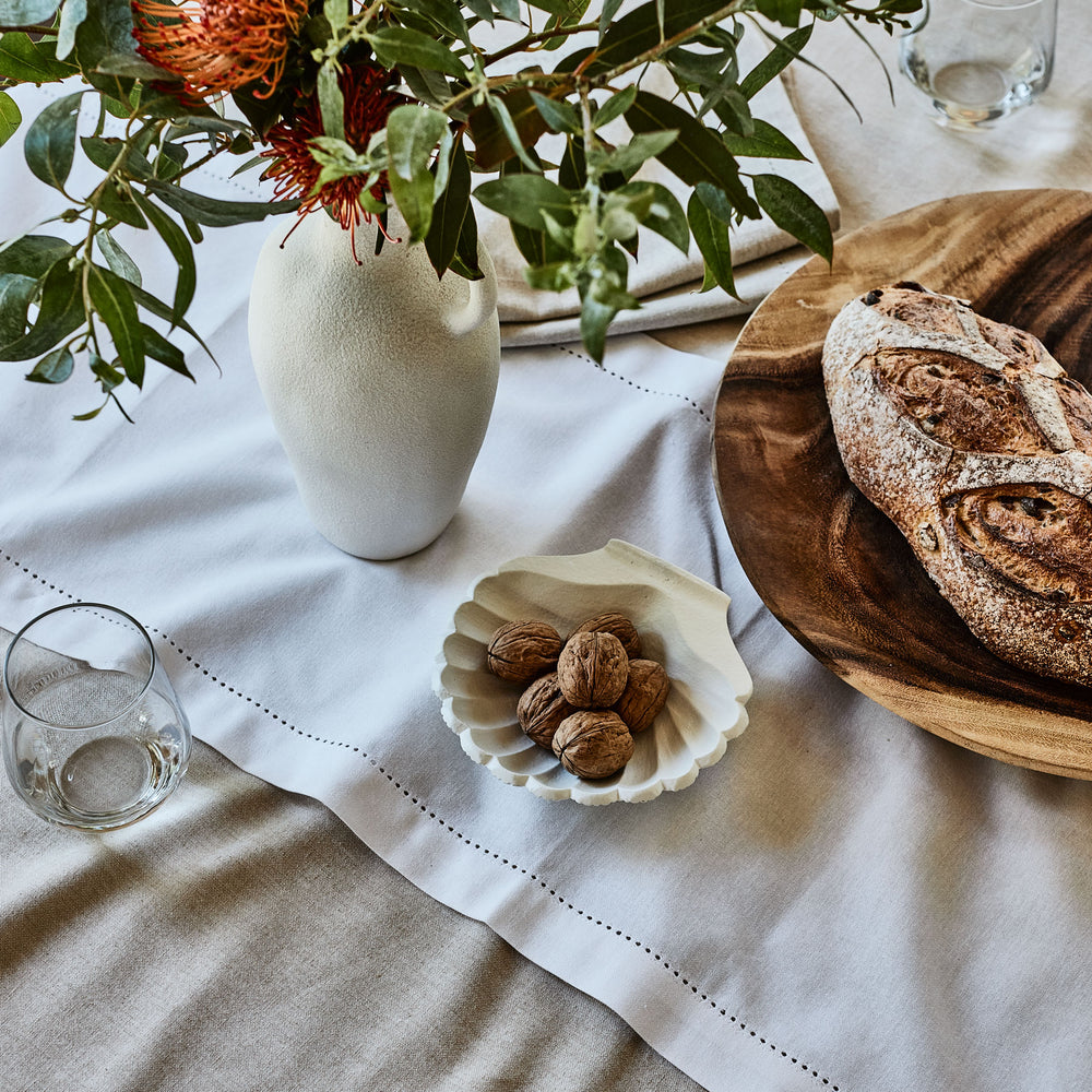 Jetty Tablecloth - Oatmeal - Madras Link