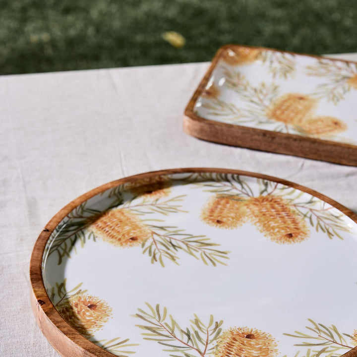 Banksia Rectangle Platter - Madras Link