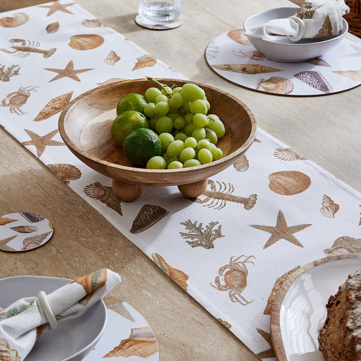 Shell Collection Table Runner